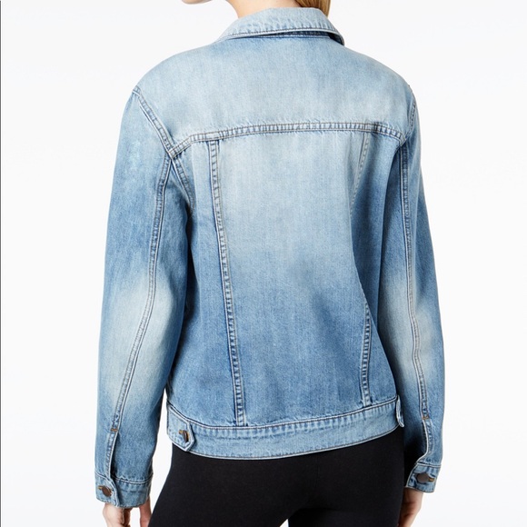 HP! Ex-boyfriend distressed denim jean jacket - Picture 3 of 3